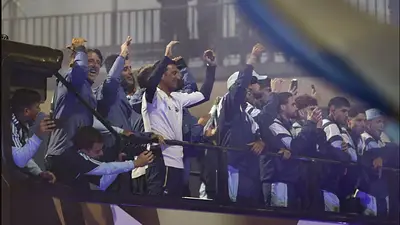Recibimiento Selección Argentina. Recibimiento Selección Argentina.