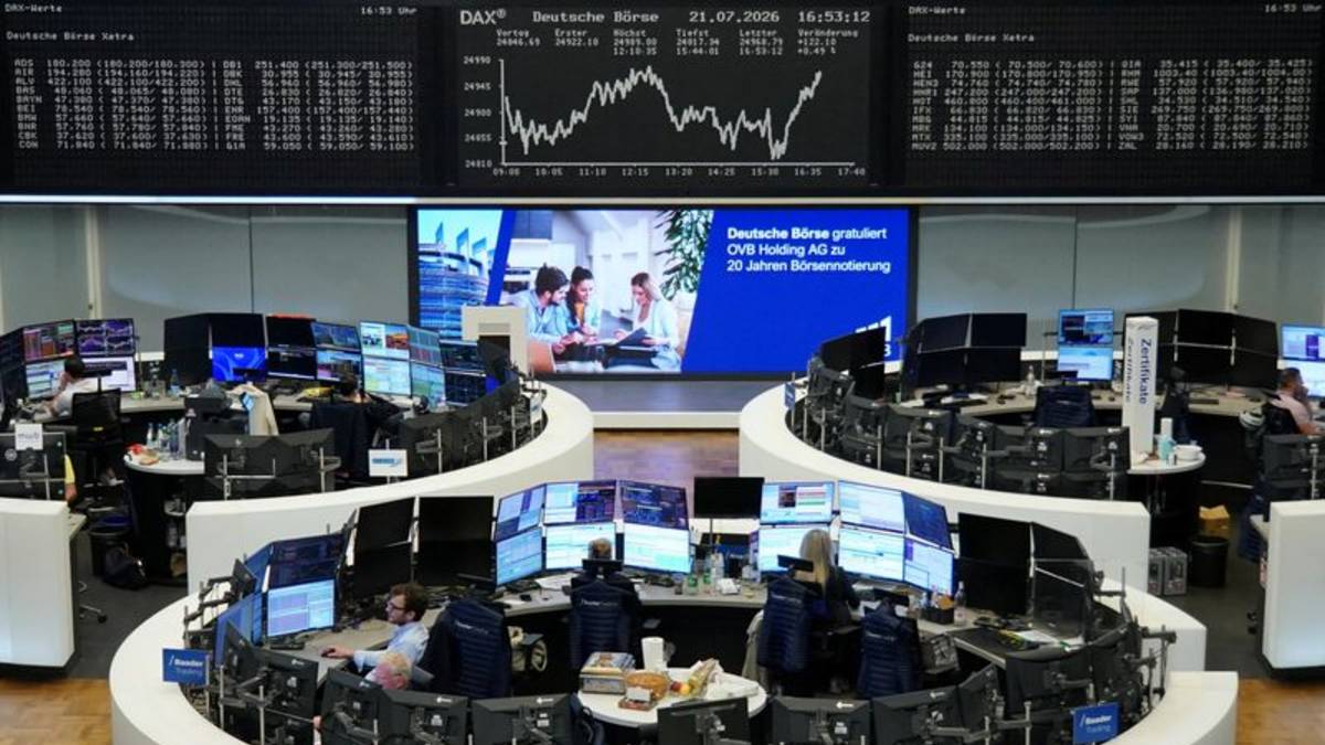 Las bolsas europeas caen ante presión tecnológica y tensión en Oriente Medio