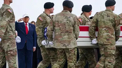 Trump presenciará el regreso de soldados de EEUU fallecidos en la guerra con Irán Trump presenciará el regreso de soldados de EEUU fallecidos en la guerra con Irán