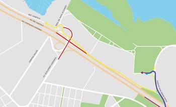 Corte total en Av. Cantilo y AU Illia por obras este jueves 23 de julio | Vialidad