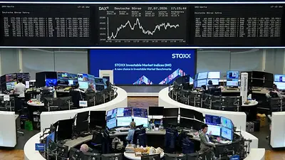 Las bolsas europeas caen tras los resultados de STMicro y Alphabet Las bolsas europeas caen tras los resultados de STMicro y Alphabet