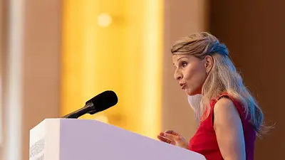 La ministra española Yolanda Díaz se presenta como candidata a la dirección de la OIT La ministra española Yolanda Díaz se presenta como candidata a la dirección de la OIT