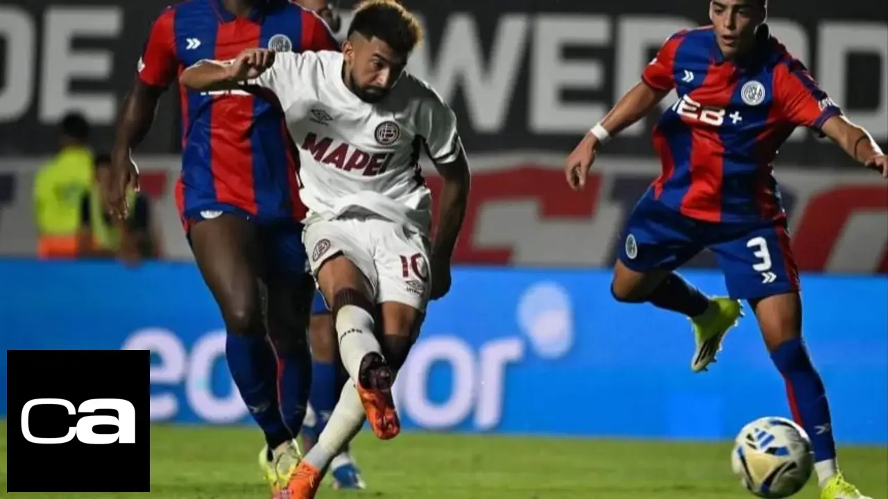 Lanús vs. San Lorenzo.