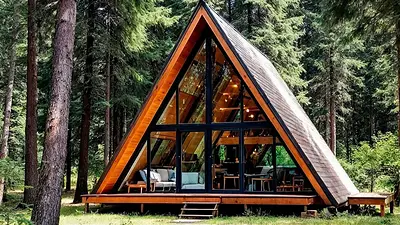 Cómo es la cabaña que se construye en cuatro días. Cómo es la cabaña que se construye en cuatro días.