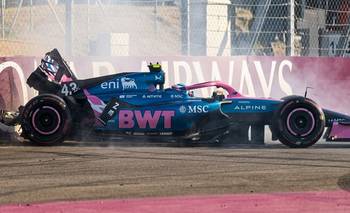 Colapinto tuvo un accidente en la FP2 del GP de Hungría de F1 y habló con Briatore | Fórmula 1