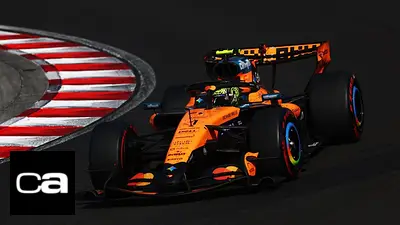 El MCL40 de Lando Norris. El MCL40 de Lando Norris.