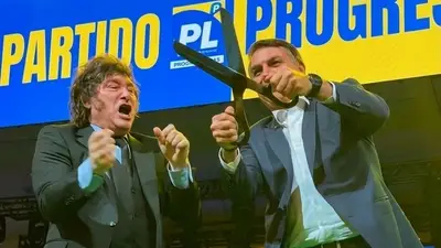 Crisis con Brasil: Bolsonaro Jr salió en defensa de su "amigo" Milei Crisis con Brasil: Bolsonaro Jr salió en defensa de su "amigo" Milei