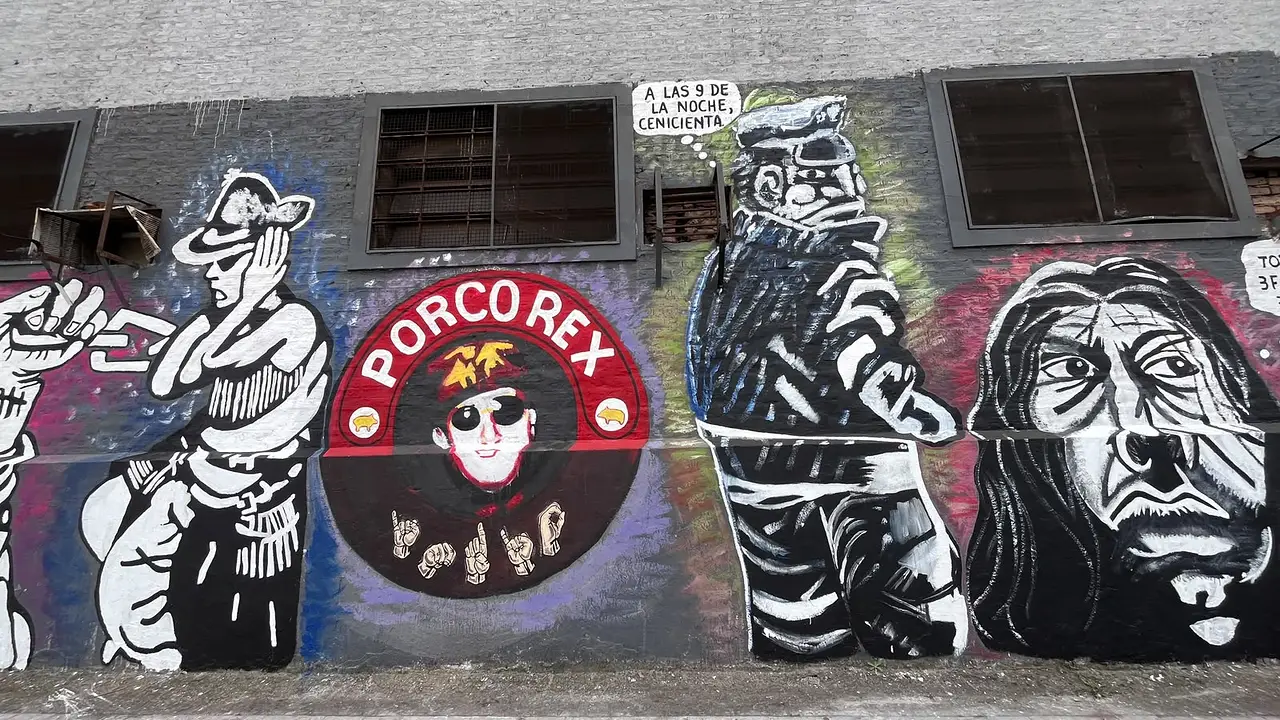 Mural al Indio Solari
