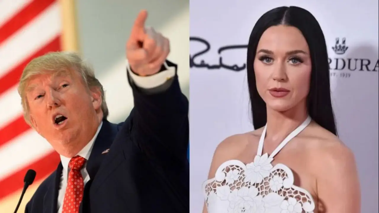 Donald Trump. Katy Perry