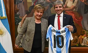 Georgieva advirtió a Caputo sobre el crecimiento desigual y descartó desembolsos extras | Deuda con el fmi