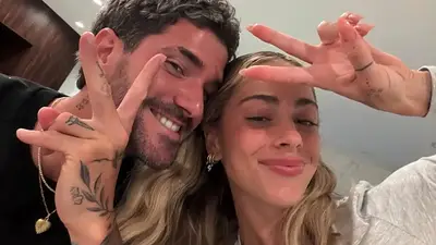 Tini Stoessel y Rodrigo De Paul. Tini Stoessel y Rodrigo De Paul.