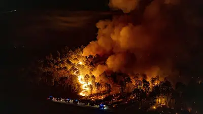 Francia y España luchan por contener los incendios mientras las temperaturas vuelven a dispararse Francia y España luchan por contener los incendios mientras las temperaturas vuelven a dispararse