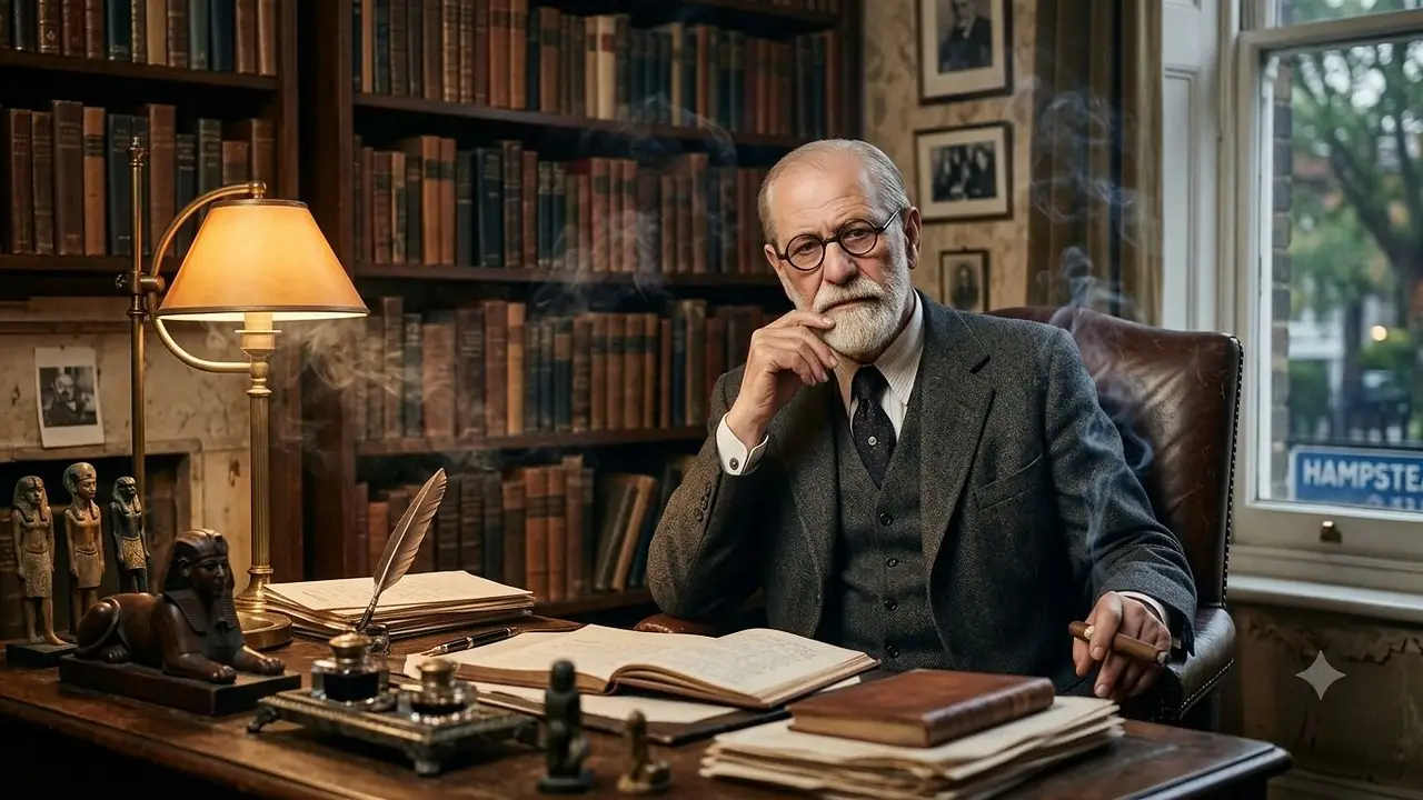 Imagen de Sigmund Freud creada con Inteligencia Artificial