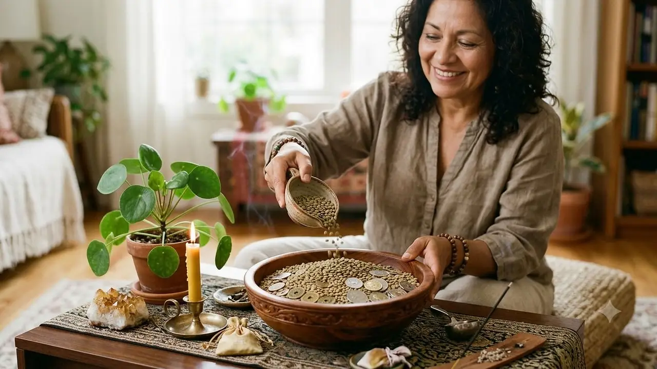 El ritual con lentejas para atraer abundancia en agosto.