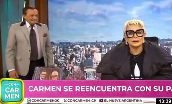 Recrearon con IA un encuentro de Carmen Barbieri con su padre | Televisión 