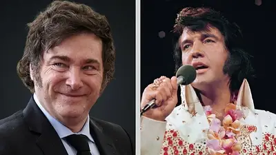 Increíble pero real: Milei citó a Elvis Presley para criticar a la Scaloneta por Malvinas Increíble pero real: Milei citó a Elvis Presley para criticar a la Scaloneta por Malvinas