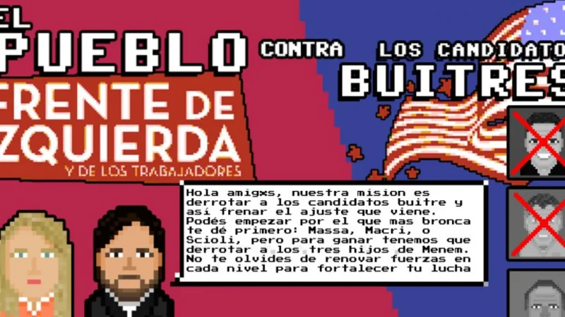 Elecciones 2015: el videojuego del Frente de Izquierda