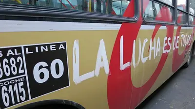 Después de un conflicto laboral de 40 días, volvió a circular la línea 60 Después de un conflicto laboral de 40 días, volvió a circular la línea 60