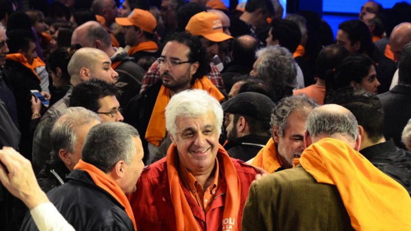 Elecciones 2015: Samid y Moria Casán, los famosos en la sede del Frente para la Victoria