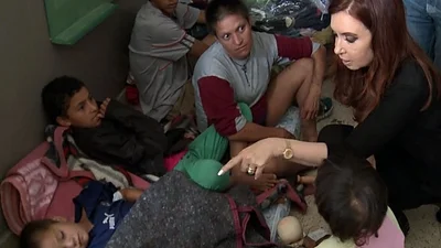 Cristina Kirchner suspendió un acto por las inundaciones Cristina Kirchner suspendió un acto por las inundaciones