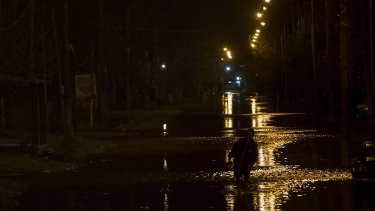 La sudestada provocó inundaciones en Quilmes