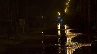 La sudestada provocó inundaciones en Quilmes La sudestada provocó inundaciones en Quilmes