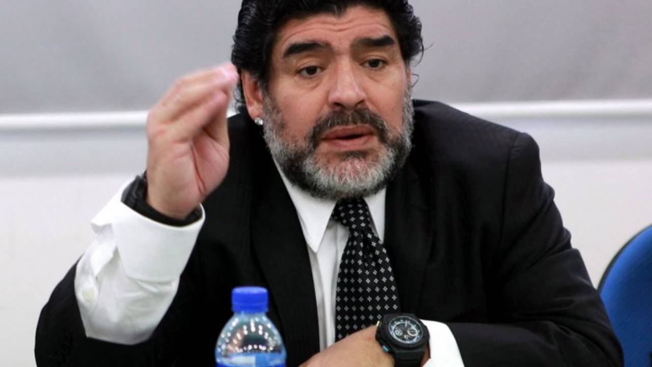 En un video, Maradona confiesa: "Se cumplen 12 años que dejé la droga"