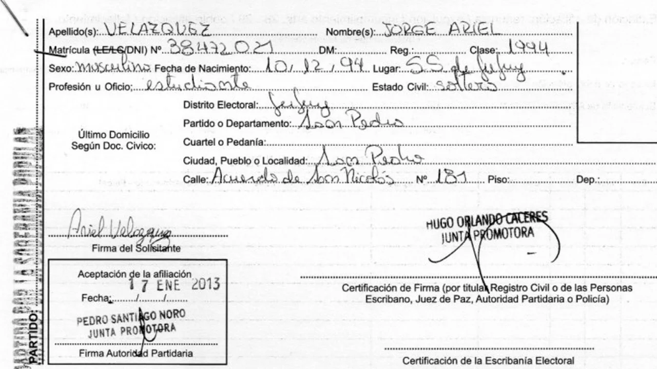 Afirman que el joven asesinado en Jujuy era afiliado al partido de Sala