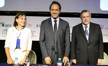 Scioli, Macri y Massa ante los empresarios del Council of the Americas | Daniel scioli 