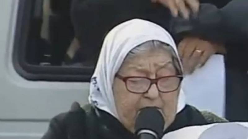 La carta de Hebe de Bonafini al juez que ordenó su detención