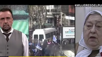 Hebe con Navarro: "Estos jueces son de mucho miedo; están manejados por otros" Hebe con Navarro: "Estos jueces son de mucho miedo; están manejados por otros"