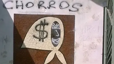 Atacaron un mural de las Madres y un Espacio de la Memoria Atacaron un mural de las Madres y un Espacio de la Memoria