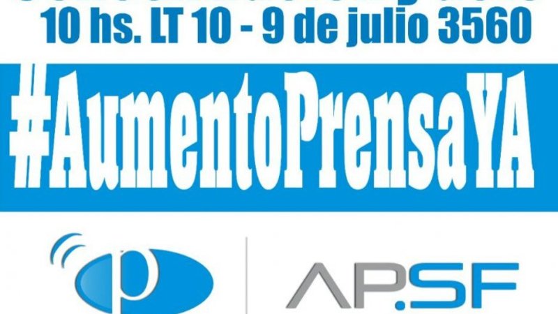 En un histórico paro de prensa, no funcionan los medios de Santa Fe