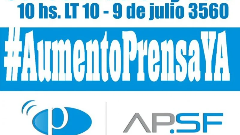 En un histórico paro de prensa, no funcionan los medios de Santa Fe