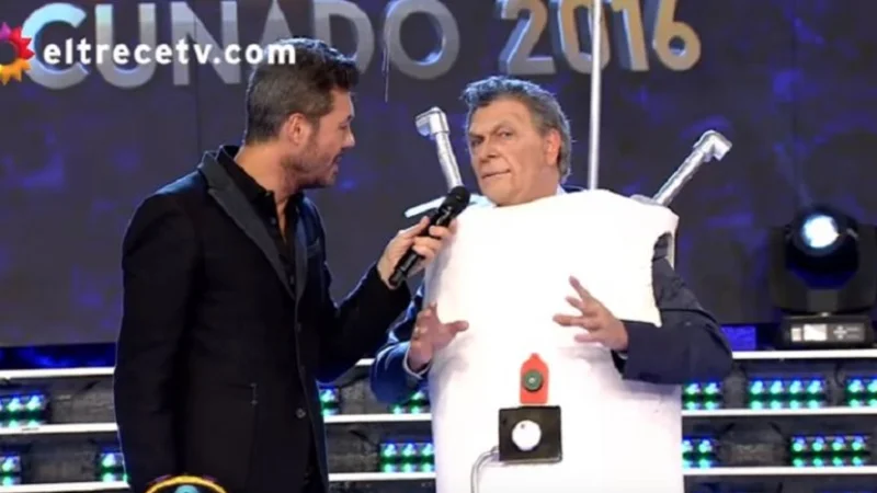 Tinelli y una nueva imitación de Macri: llegó el "termomauri"
