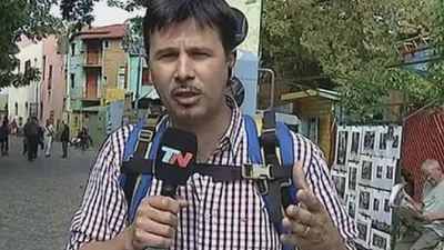 El incómodo momento que pasó el movilero de TN en Río El incómodo momento que pasó el movilero de TN en Río