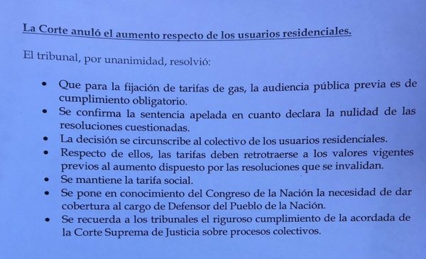 Siete Claves Para Entender El Fallo De La Corte Sobre El Tarifazo El