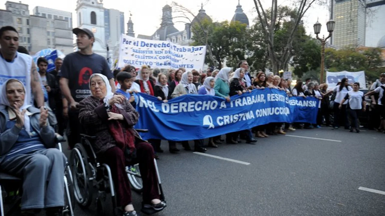 Después de 10 años volvieron las marchas de la resistencia