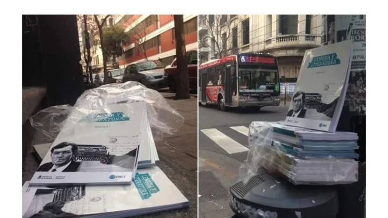 Escuelas porteñas tiran a la basura material del Plan FinEs