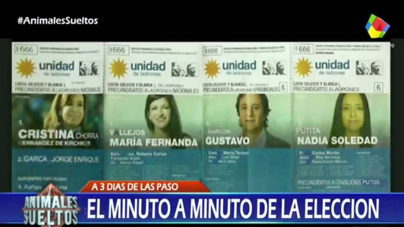 Animales Sueltos ilustró una nota con las boletas truchas de Unidad Ciudadana de Moreno