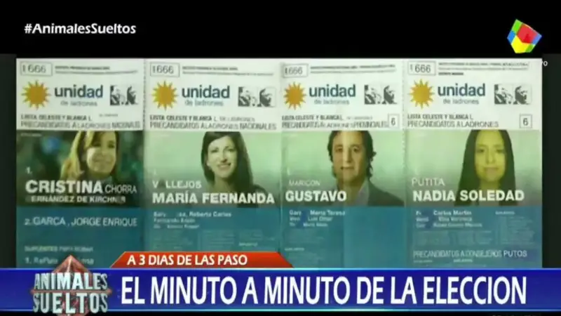 Animales Sueltos ilustró una nota con las boletas truchas de Unidad Ciudadana de Moreno