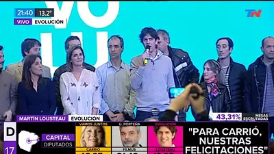 Lousteau: "La ciudadanía expresó que quiere dejar atrás el pasado" Lousteau: "La ciudadanía expresó que quiere dejar atrás el pasado"