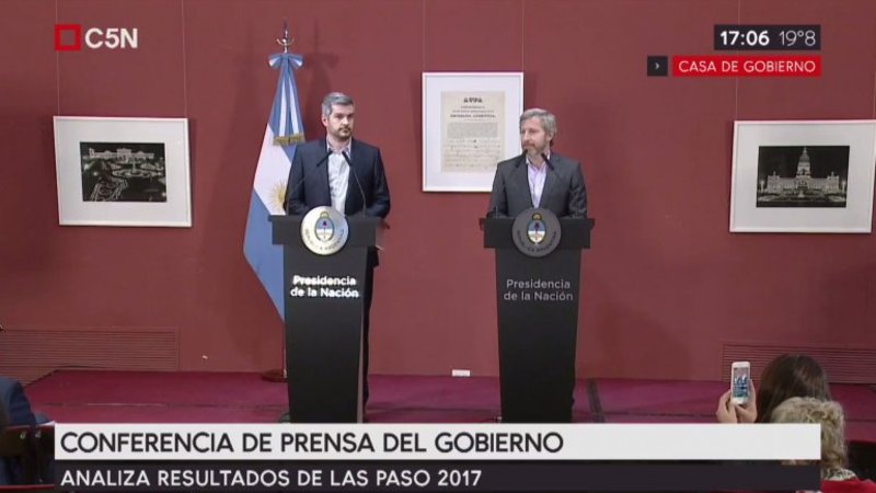 Peña: "El escrutinio fue más transparente que cuando el kirchnerismo lo manejaba"