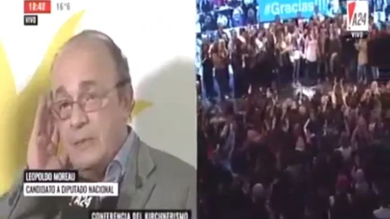 Papelón de Feinmann: quiso refutar a Moreau y le termino pidiendo disculpas