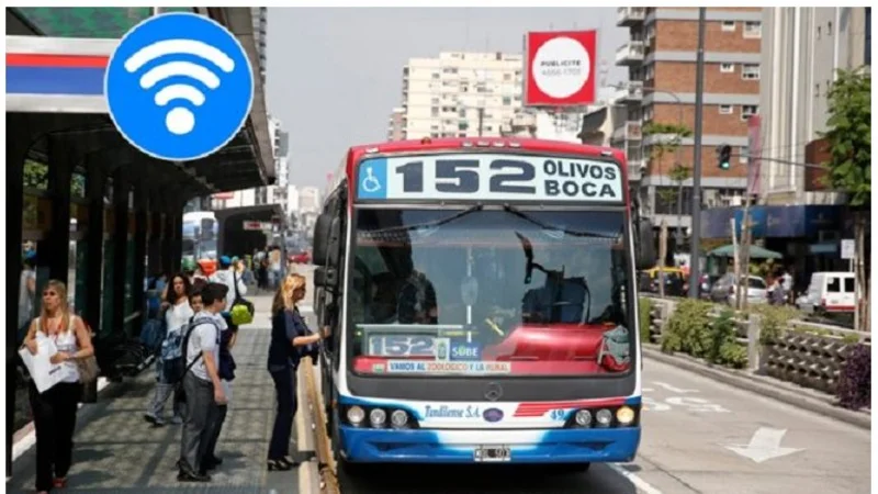 Qué líneas de colectivos contarán con WiFi gratis