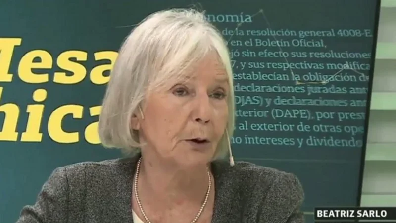Sarlo, durísima contra la campaña de Esteban Bullrich: "Lo programó el enemigo"