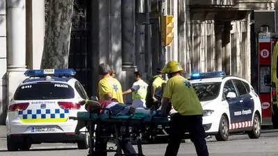 Los videos más estremecedores del atentado en Barcelona Los videos más estremecedores del atentado en Barcelona
