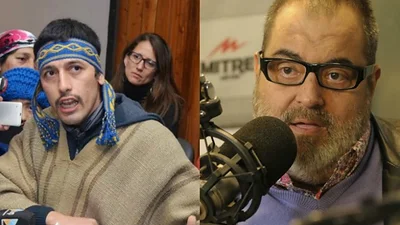 El fuerte desafío de un mapuche a Lanata que el periodista no aceptó El fuerte desafío de un mapuche a Lanata que el periodista no aceptó