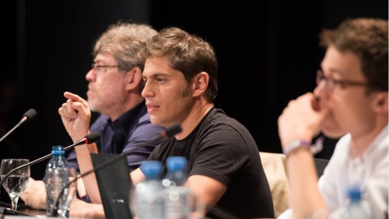 Iñigo Errejón y Kicillof juntos en el cierre de un foro sobre la construcción de una mayoría Popular