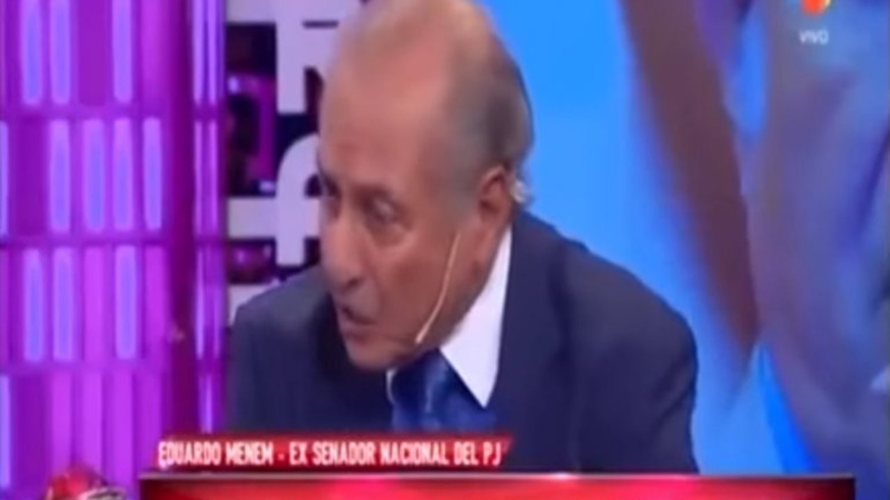 Intratables le dio derecho a réplica a Eduardo Menem: "Me tienen harto, tienen trastorno"